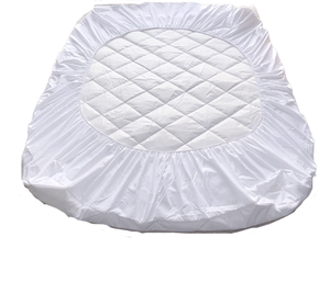 Hotel king queen twin size microfiber fabric 200GSM filling Quilted bed mattress protector