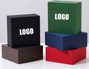 Xinrunjin Boîtes en papier deux pièces avec logo personnalisé Matériau recyclé Emballage de vente au détail d'entreprise en gros pour les cadeaux de bougies - Product Image 2