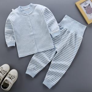 Pantaloni di <span class=keywords><strong>cotone</strong></span> personalizzati a vita alta e colorati per bambini <span class=keywords><strong>pigiama</strong></span> per bambine e bambine vestiti all'ingrosso <span class=keywords><strong>pigiama</strong></span> lungo Set <span class=keywords><strong>pigiama</strong></span> per bambini - Product Image 4