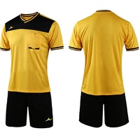 Uniforme d'arbitre de Football professionnel avec poches jeux de Football de sport chemise d'arbitre Kit de maillot d'arbitre de basket-ball rayé