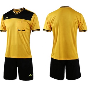 Seragam wasit sepak bola profesional, dengan saku, Kit Jersey olahraga, kaus wasit basket bergaris - Product Image 4
