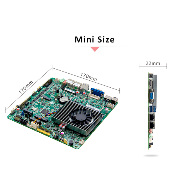 X86 N100 N97 N95 Motherboards with 2x RJ45 LAN 8x USB Placa Mae DDR4 SIM Slot M.2 DC 12V VGA HD2.0 LVDS for Display