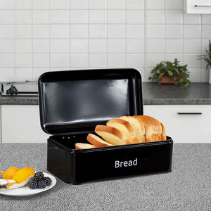 कारखाने प्रत्यक्ष घर की मूल बातें पर्यावरण के अनुकूल टिकाऊ धातु रोटी बिन कस्टम लोगो रसोई दराज खाद्य भंडारण कंटेनर ताजगी - Product Image 6