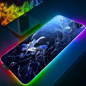 แผ่นรองเมาส์ RGB สำหรับเล่นเกม Dywan แผ่นรองคีย์บอร์ดเกมเมอร์ LED ส่องสว่างน่ารัก แผ่นรองโต๊ะ <span class=keywords><strong>Genshin</strong></span> <span class=keywords><strong>Impact</strong></span> <span class=keywords><strong>Yelan</strong></span> พรมปูโต๊ะ แผ่นรองเมาส์สำหรับคอมพิวเตอร์ - Product Image 2