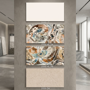 Prix Offre Spéciale bon marché gris clair brillant carreaux de mur en céramique 12x24 30x60cm 300x600mm idéal pour salle de bain de Chine - Product Image 3