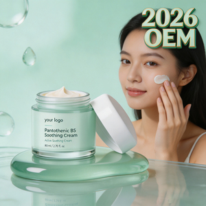 Crème apaisante à la pantothenine B5 OBM personnalisée 80 ml, réparation de la barrière cutanée pour peaux sensibles, hydratant, crème pour le visage en marque privée - Product Image 3