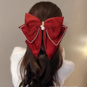 Pinzas para el <span class=keywords><strong>pelo</strong></span> <span class=keywords><strong>con</strong></span> pasador de 5 pulgadas para mujeres y niñas <span class=keywords><strong>con</strong></span> cinta negra larga - Product Image 1