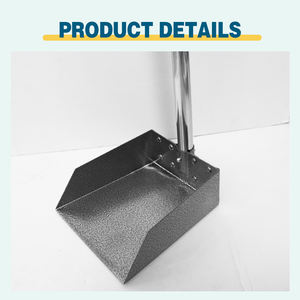Ağır metal tepsi ve tırmık 3 adet set pet pets <span class=keywords><strong>scooper</strong></span> bahçe pençe <span class=keywords><strong>scooper</strong></span> evcil hayvanlar için uzun saplı - Product Image 4