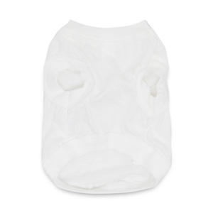 Ropa de algodón para mascotas de primavera y verano más vendida, chaleco para perros multicolor y de color liso - Product Image 1