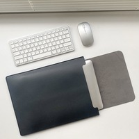 Housse de protection imperméable non magnétique pour tablette, tapis de souris, étui pour ordinateur portable en cuir PU, pochette de transport pour ordinateur portable