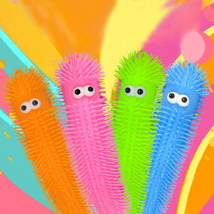 Nouveau jouet créatif <span class=keywords><strong>Caterpillar</strong></span> de dessin animé pour enfants Jouet lumineux anti-stress en silicone et caoutchouc - Product Image 5