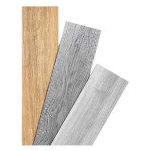 Surface de bois collée sans clic planche de vinyle LVT LVP plancher arrière sec 2mm 3mm d'épaisseur