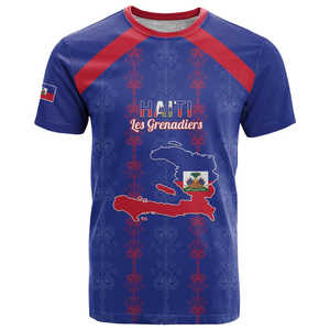 Großhandel Haiti-Flaggen-Design 2026 WM Fußballtrikot Vollständig Anpassbares Herren-T-Shirt Outdoor-Sport Fußball-Top Kurzarm - Product Image 3