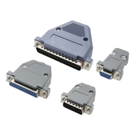 Adaptateur DB9 Connecteur principal DB15 DB25 DB37 RS232 Série COM Connecteurs de prise Fiche Femelle Mâle Port Socket D Sub DP9 Boîtier
