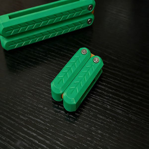 WHALE-STONE Cuchillo Plegable de Plástico PLA Impreso en 3D, Juguete Mini Zanahoria Mariposa, Accesorios de Entrenamiento de Gravedad para Niños, Color Personalizado - Product Image 5