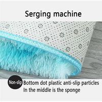 Tapis de sol nordique en peluche minimaliste moderne, pour salon et chambre à coucher, accessoire de sol, personnalisé