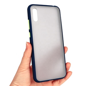 Per <span class=keywords><strong>Huawei</strong></span> <span class=keywords><strong>Y6</strong></span> Pro Caso, Due Colori Hybrid Opaca Trasparente Caso di Telefono Cellulare per <span class=keywords><strong>Huawei</strong></span> <span class=keywords><strong>Y6</strong></span> Pro <span class=keywords><strong>2019</strong></span> - Product Image 1