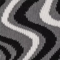 Vintage Psychedelic Swirl Print Strickjacke im Jacquard-Vibe-Stil, Oversized Herren-Cardigan in Standardstärke aus Nylon/Baumwolle