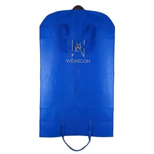 Simple Houseware Heavy-Duty Wholesale Garment Bag With Pocket For Dresses Coats Suits