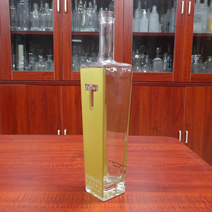 <strong>Vodka</strong> Rhum Gold Personal Spirits Decal <strong>1</strong> <strong>Litre</strong> Glass Bottle 1000ml - Product Image 2