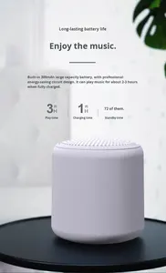 ลำโพงบลูทูธพกพาขนาดเล็ก 3 วัตต์ ทำจากพลาสติก พร้อมโลโก้สั่งทำ สำหรับของขวัญส่งเสริมการขาย - Product Image 3