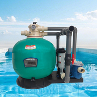 Tragbare All-in-One Poolfilter-Serie mit Chemikaliendosierer für private Schwimmbäder