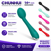 Vibrateur G-Spot en gros, stimulateur clitoridien, masseur anal de la prostate, rechargeable par USB, marque privée OEM