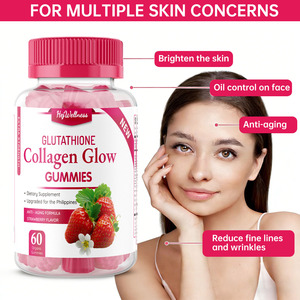 Gommose al Collagene per la Luminosità della Pelle a Marchio Privato, Riducono le Rughe e le Linee Sottili, Integratore di Collagene e Vitamine - Product Image 2