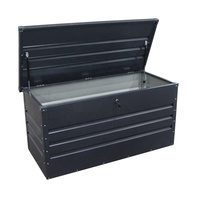 Boîte à coussins en métal de grande capacité, durable, pour l'intérieur et l'extérieur, vente chaude