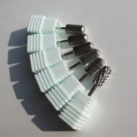 Cabezal de molienda de acero de tungsteno plateado 2XC/3XC/4XC Brocas de carburo para uñas Broca de carburo de uñas de barril grande redondeada