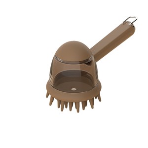 Brosse de <span class=keywords><strong>bain</strong></span> en silicone OEM la plus vendue pour chiens et bébés – Sûre, non toxique, pour le nettoyage et le massage - Product Image 1
