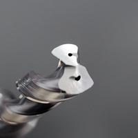 Foret étagé en carbure monobloc CNC de haute qualité et haute précision avec refroidissement interne, à 2-4 cannelures pour le perçage de l'acier et des métaux