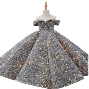 Vestido de Niña Hecho a Mano de Alta Calidad <span class=keywords><strong>para</strong></span> Boda, Fiesta de Cumpleaños, Bautizo, Disfraz de Fiesta, Vestido Largo - Product Image 1