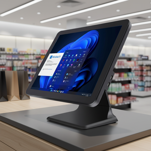 Venta al por Mayor de Caja Registradora POS de 15.6 Pulgadas, 2GB 32GB, Monitor de Pantalla Táctil Todo en Uno para Supermercado, Tienda de Conveniencia, HP1701S - Product Image 1