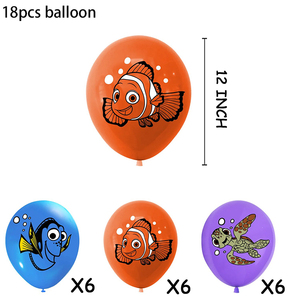 ชุดตกแต่งงานเลี้ยงปลาการ์ตูน4ชิ้นลูกโป่งป้ายปลาตุ๊กตาสำหรับงานวันเกิดในโอกาสวันขอบคุณพระเจ้า - Product Image 2