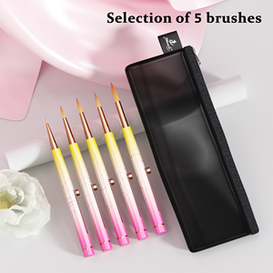 Pinceaux de peinture pour artistes de haute qualité avec logo personnalisé, pinceaux à aquarelle rétractables pour les voyages, pinceaux pour peinture acrylique et aquarelle - Product Image 2