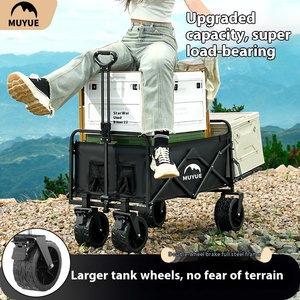 Vente en gros de chariots de plage portables et réglables avec <span class=keywords><strong>table</strong></span> pour pique-nique et camping - Product Image 4