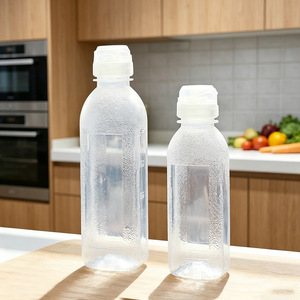 Dispensador de aceite Screaming Oil, el mismo estilo popular en línea, botella de aceite de plástico para el hogar con graduaciones, para condimentos de cocina - Product Image 1