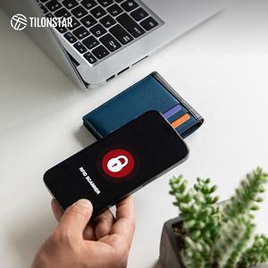 Portefeuille en cuir véritable Nappa TILONSTAR TVW128p, nouveau produit du fabricant, porte-cartes avec pince à billets, RFID, porte-monnaie - Product Image 2