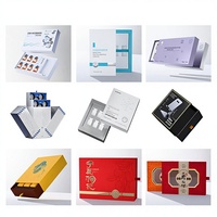 Boîte cadeau haut de gamme écologique à double porte et à rabat, personnalisée pour cosmétiques et bougies, avec origine chinoise et impression offset