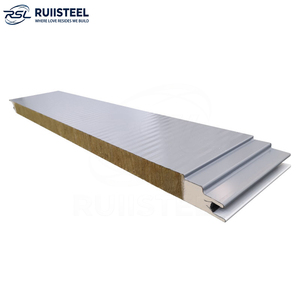 Panel Sándwich Metálico Duradero, Panel Sándwich <span class=keywords><strong>de</strong></span> Lana <span class=keywords><strong>de</strong></span> Roca Prefabricado, Fácil <span class=keywords><strong>de</strong></span> Instalar con Precios Económicos <span class=keywords><strong>para</strong></span> Almacenamiento <span class=keywords><strong>de</strong></span> Automóviles - Product Image 4