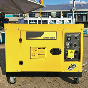 เครื่องกำเนิดไฟฟ้าดีเซลแบบเงียบสำหรับใช้ในบ้าน 1/3 เฟส 10KVA 12KVA 15KVA แบบโครงเปิด พร้อมตัวเลือก ATS แรงดันไฟฟ้า 110V/220V/380V แรงดันไฟฟ้าปกติ 230V - Product Image 1