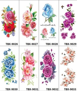 สติกเกอร์ลายดอกไม้สีสันสดใสปี 2025 ลายดอกพีช ดอกพลัม ลายดอกไม้ติดหน้าอก บริเวณไหปลาร้า สติกเกอร์ลายดอกไม้ชั่วคราวสำหรับเด็ก - Product Image 4