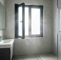 Ventana Abatible y Giratoria de Aluminio de Grado Profesional