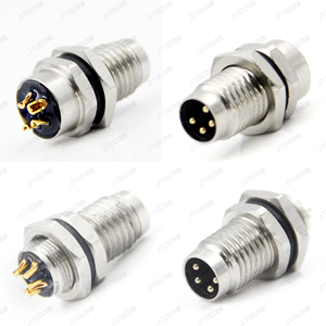 <span class=keywords><strong>M8</strong></span> <span class=keywords><strong>PCB</strong></span> bảng điều chỉnh kết nối một mã 3 4 6 8 Pin kim loại không thấm nước trở lại gắn ổ cắm mặt bích - Product Image 2