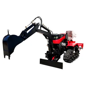 new agricultural farm tractor 35hp with small mini compact equipment loader