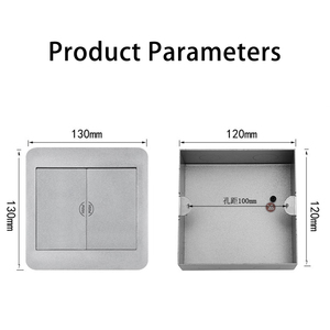 Nhà máy anh EU chúng tôi tiêu chuẩn được xây dựng trong bao phủ dưới sàn tầng ổ cắm điện sàn Thiết bị chuyển mạch Ổ cắm điện - Product Image 2