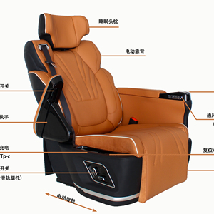 Silla VIP para Camioneta YLD Vito Sprinter con Mesa Plegable, Asientos de Auto de Lujo y Sofá Cama, Mejora para Autocaravanas - Product Image 2