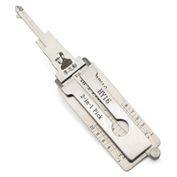 Outils de serrurier Lishi pour serrures de portières de véhicules, crochetage 2-en-1 LISHI HY16 et décodeur automobile