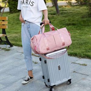 Nuevas Bolsas de Viaje Personalizadas para Gimnasio, Bolsa Impermeable Rosa para Hombre y Mujer, Equipaje de Viaje, Bolsa Deportiva - Product Image 3